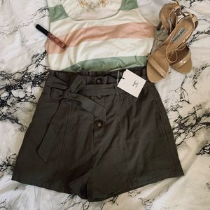 Well wishes high waisted shorts